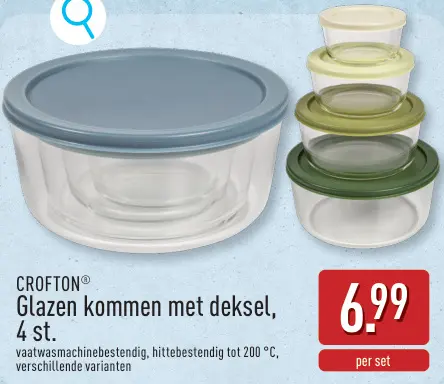 Promotie: Glazen kommen met deksel