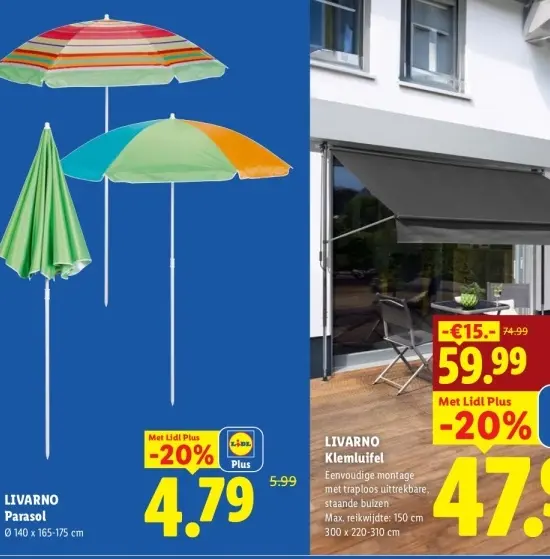 Aanbieding: Parasol