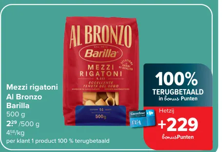 Promotie: Mezzi rigatoni