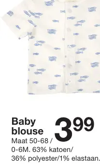 Promotie: Baby blouse