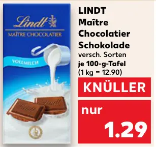 Aanbieding: Lindt Maître Chocolatier Schokolade