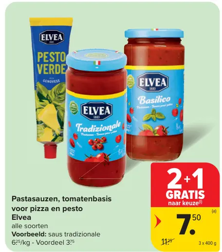 Promotie: Pastasauzen, tomatenbasis voor pizza en pesto