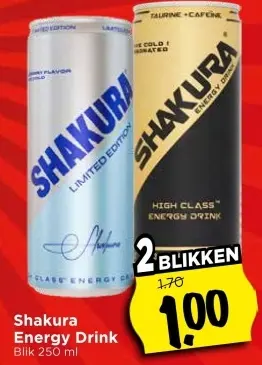 Aanbieding: Shakura Energy Drink