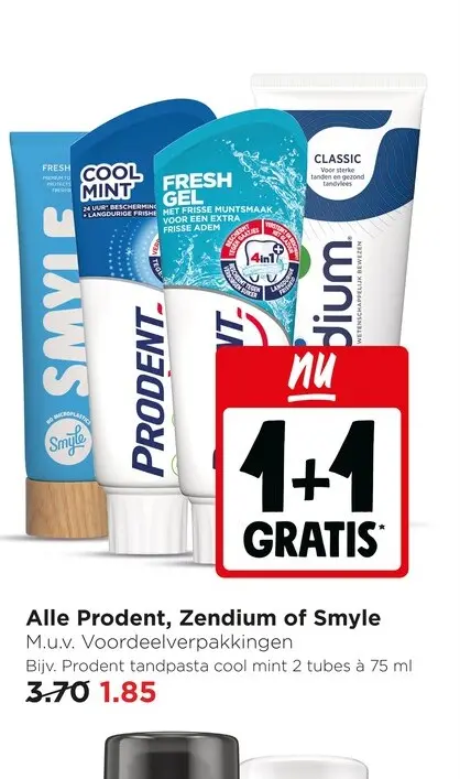 Aanbieding: Alle Prodent, Zendium of Smyle