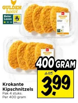 Krokante Kipschnitzels