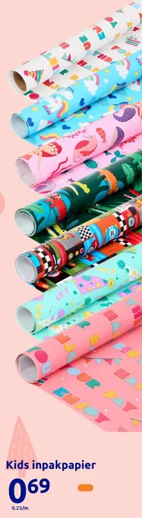 Aanbieding: Kids inpakpapier