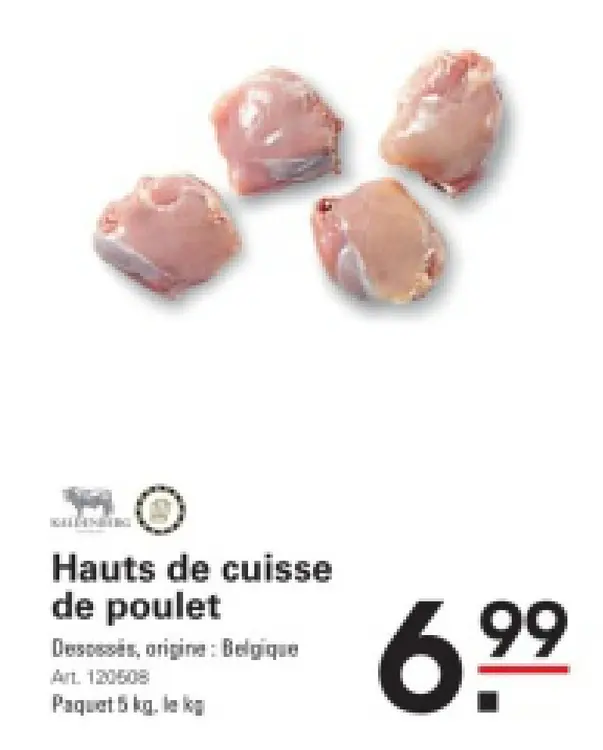 Offre: Hauts de cuisse de poulet