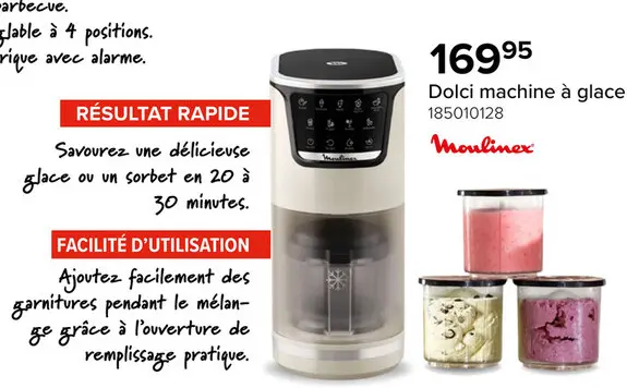 Offre: Dolci machine à glace