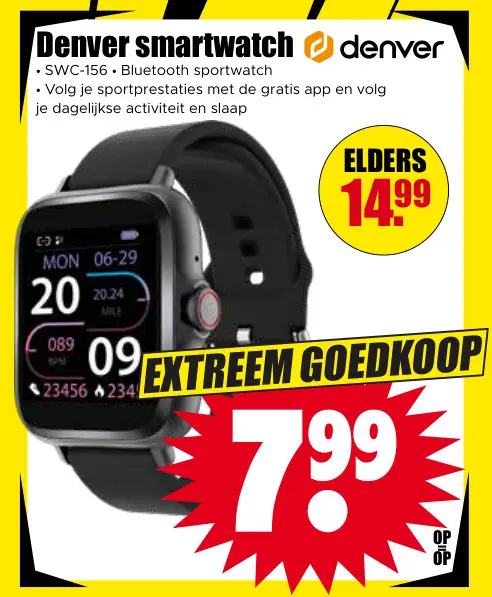 Aanbieding: Denver smartwatch