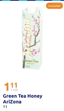 Offre: Green Tea Honey AriZona
