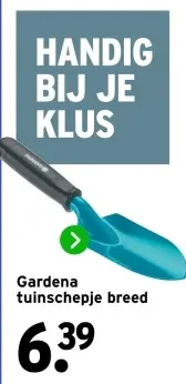 Aanbieding: tuinschepje breed