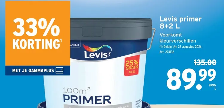 Promotie: Levis primer