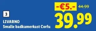 Aanbieding: Smalle badkamerkast Corfu