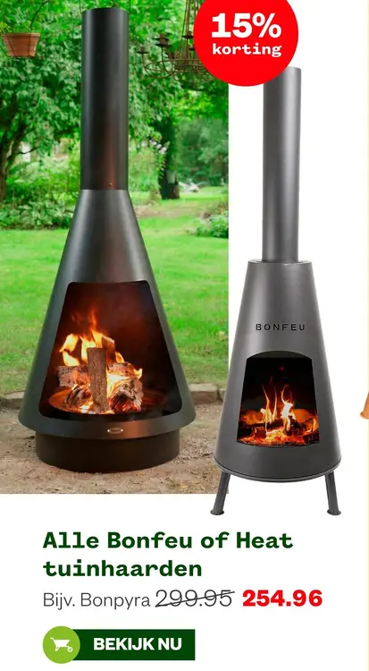 Aanbieding: Bonfeu of Heat tuinhaarden