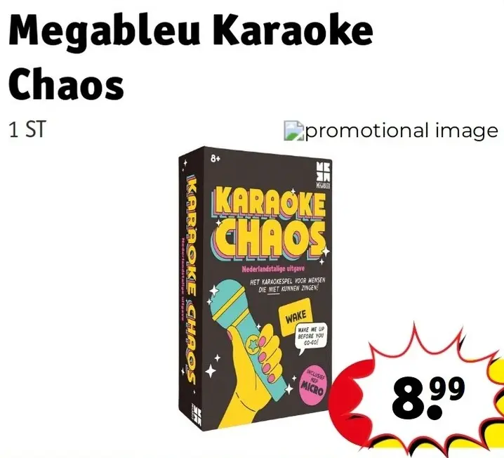 Offre: Megableu Karaoke Chaos