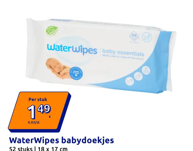 Aanbieding: WaterWipes babydoekjes