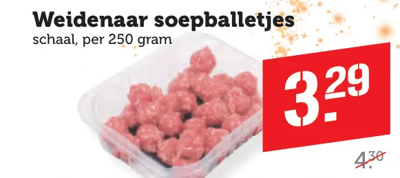 Aanbieding: Weidenaar soepballetjes