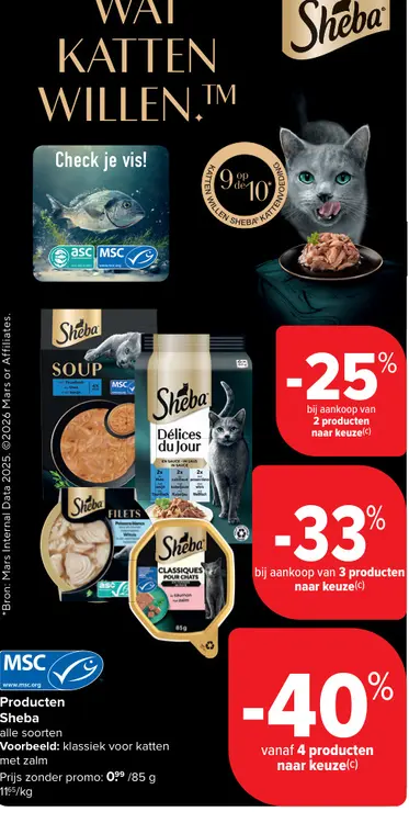 Promotie: Sheba