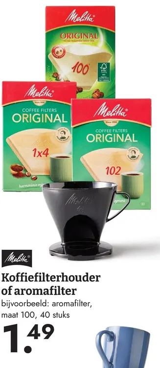 Aanbieding: Koffiefilterhouder of aromafilter
