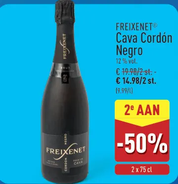 Promotie: Cava Cordón Negro