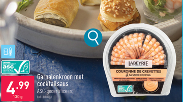 Aanbieding: Garnalenkroon met cocktailsaus