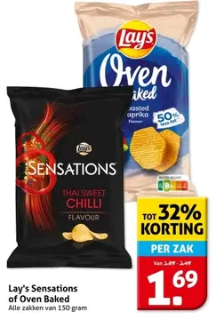 Aanbieding: Lay's Sensations of Oven Baked