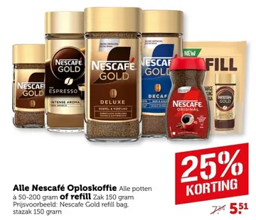 Aanbieding: Alle Nescafé Oploskoffie