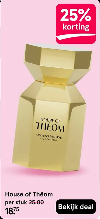 Aanbieding: House of Thêom Heaven's Reserve Eau De Parfum