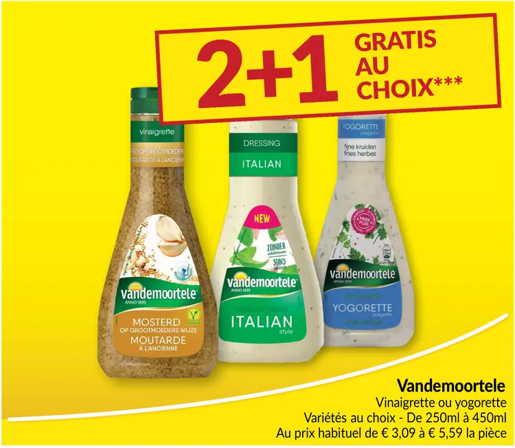 Offre: Vinaigrette ou yogorette