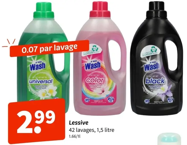 Offre: Lessive