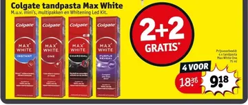 Aanbieding: Colgate tandpasta Max White