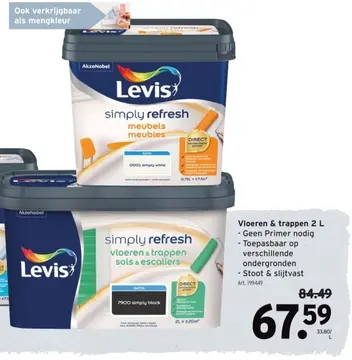 Aanbieding: Levis Simply Refresh