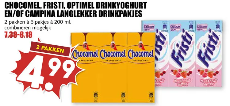 Aanbieding: Drinkyoghurt en/of drinkpakjes