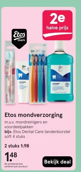 Aanbieding: Etos mondverzorging