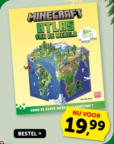 Promotie: Minecraft atlas van de wereld