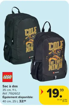 Offre: Sac à dos