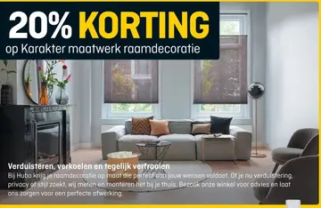 Aanbieding: Karakter maatwerk raamdecoratie