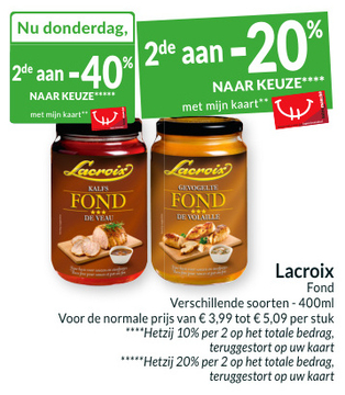 Aanbieding: Lacroix Fond