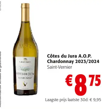 Aanbieding: Côtes du Jura A.O.P. Chardonnay 2023/2024 Sai