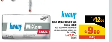 Offre: Sous-enduit hydrofuge mixem basic