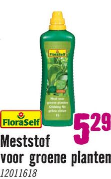 Aanbieding: FLORASELF Groene planten meststof 1 liter