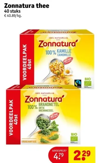 Promotie: Zonnatura Thee