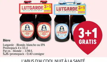 Offre: Bière | 6% alc | 3+1