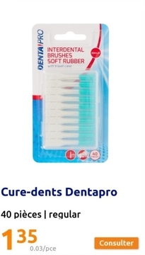 Offre: Cure-dents Dentapro