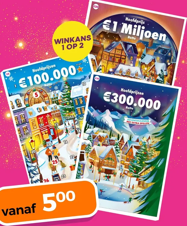 Aanbieding: Krasloten December Kalender