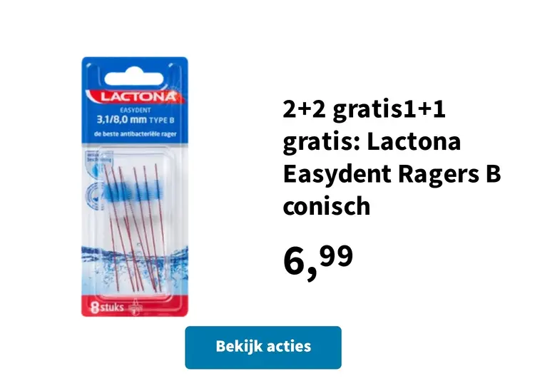 Promotie: Lactona Easydent Ragers B conisch