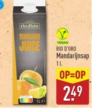 Aanbieding: Mandarijnsap