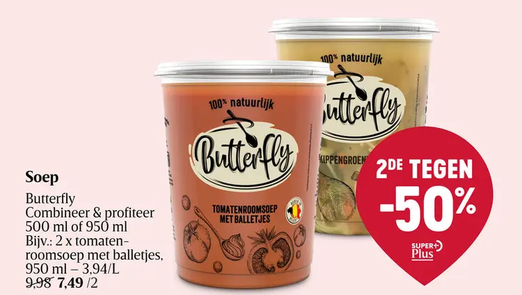 Aanbieding: soep | Tomatenroom | Balletjes