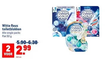 Aanbieding: Witte Reus toiletblokken