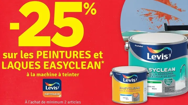 Offre: Peintures et laques Easyclean